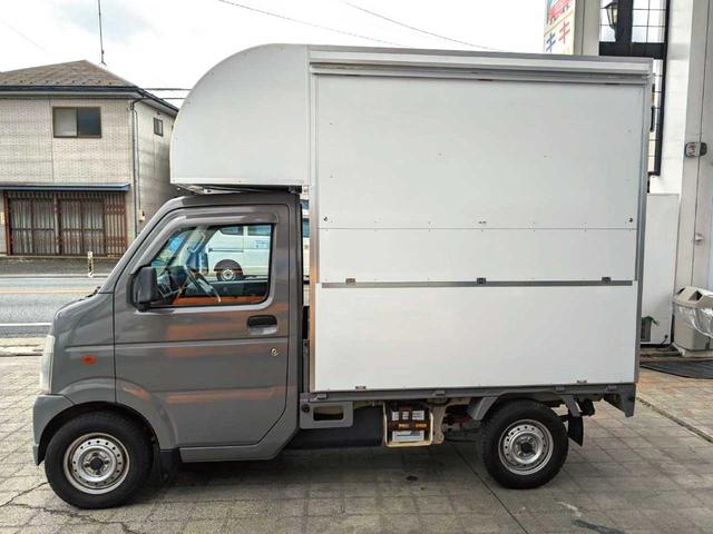 スズキ キャリーT　キッチンカー　グレー全塗装