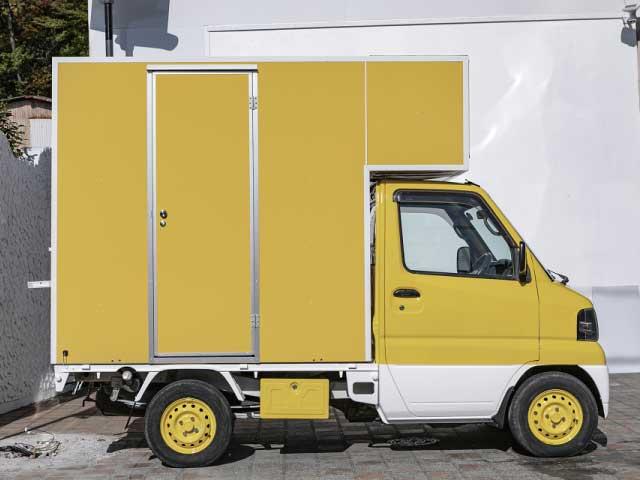 日産クリッパートラック　イエロー×ホワイト