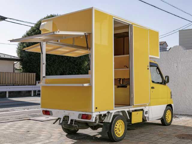 日産クリッパートラック　イエロー×ホワイト