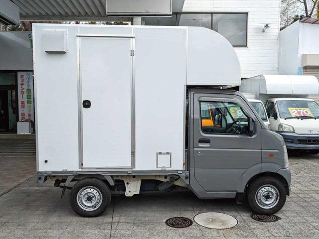 スズキ キャリーT　キッチンカー　グレー全塗装