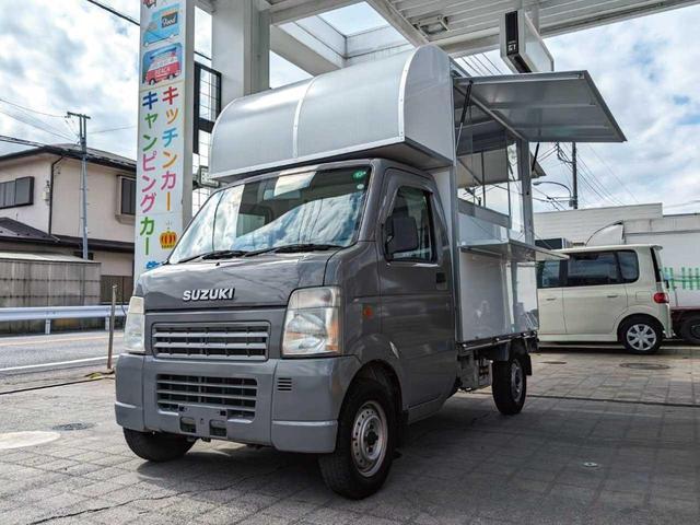 スズキ キャリーT　キッチンカー　グレー全塗装